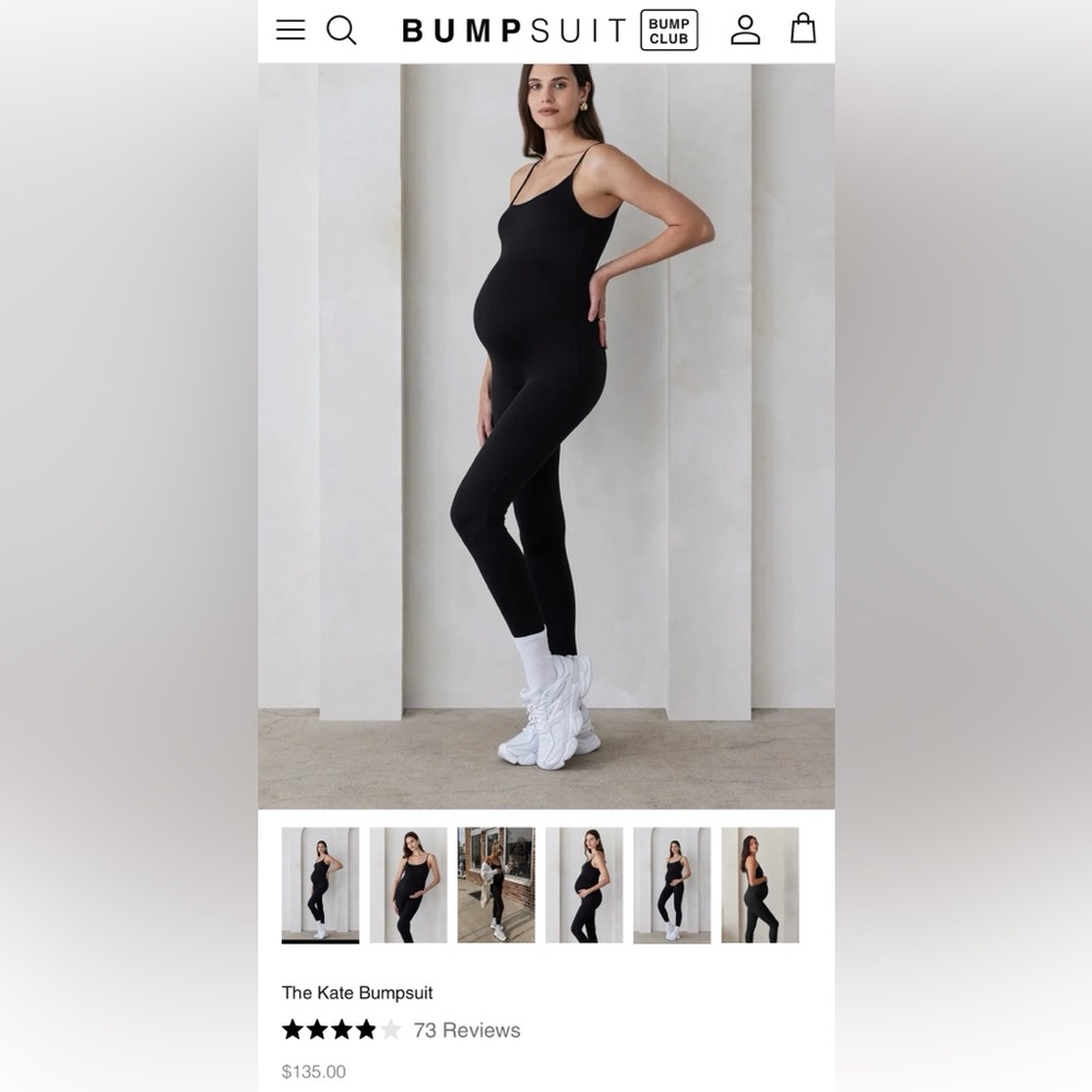 The Kate Bumpsuit in Black